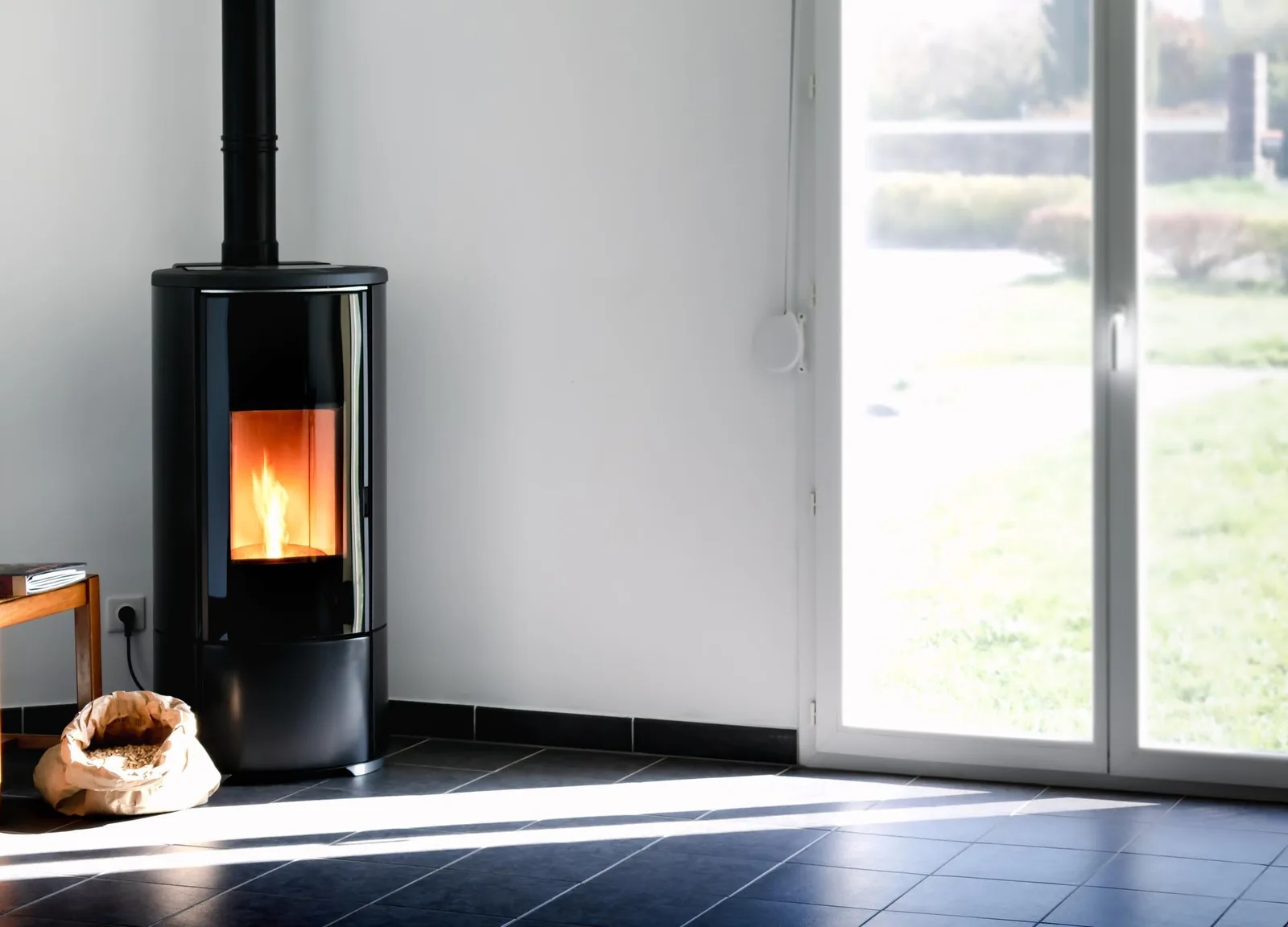 Chaudière à bois pour sécuriser un installation intérieur